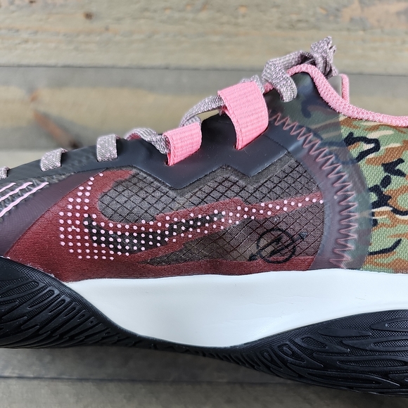 Nike Kyrie Flytrap V Moon Fossil Pink Camo Men's Basketball Shoes - Picture 9 of 12